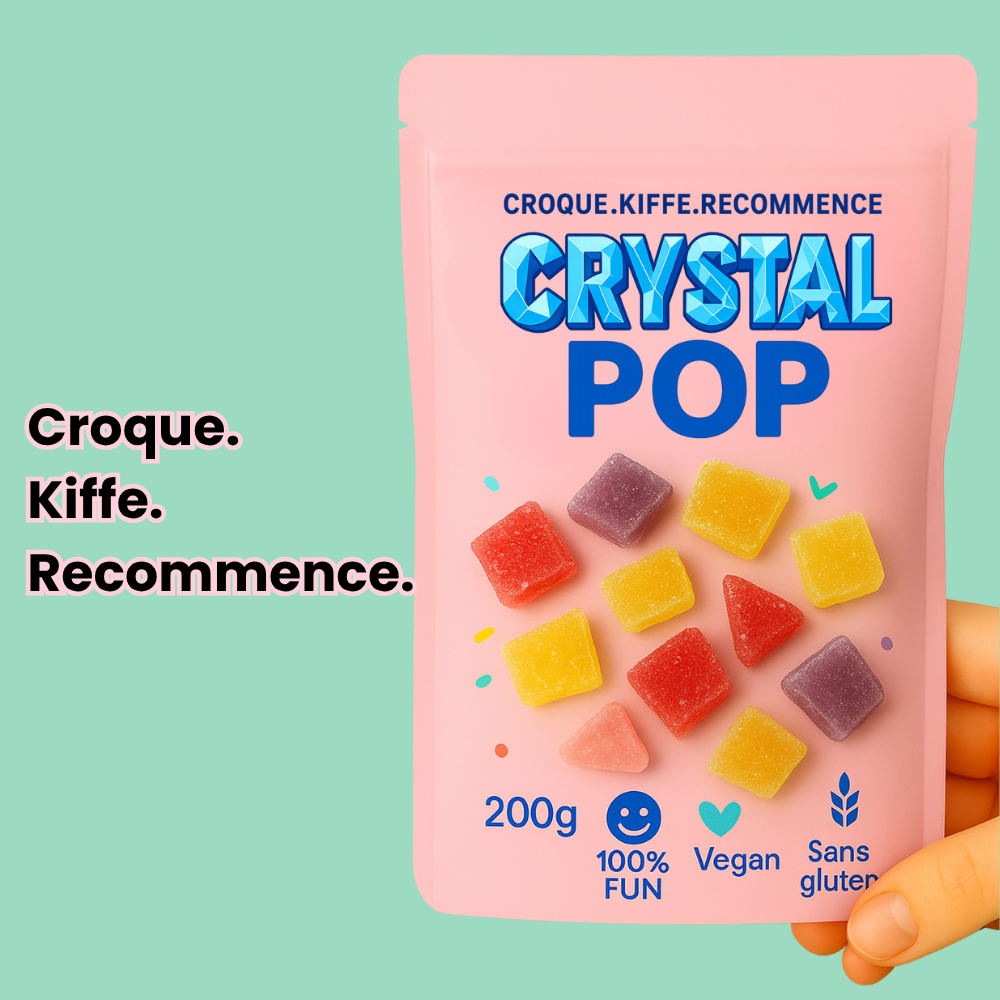 Crystal Pop – Tu croque, ça craque, ça fond.