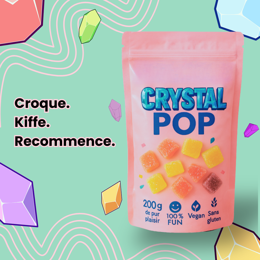Crystal Pop – Tu croque, ça craque, ça fond.